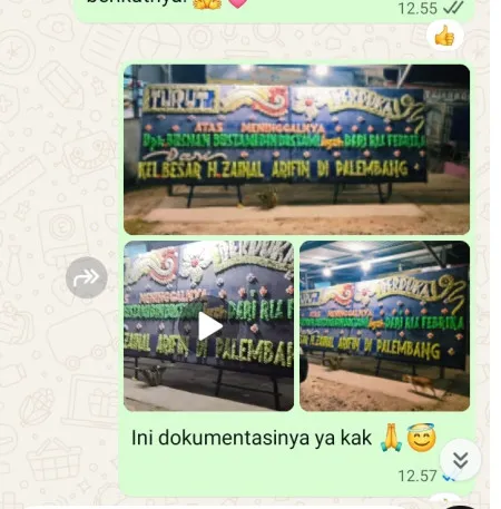 Pengiriman Papan Bunga Duka Demangsari Ayah